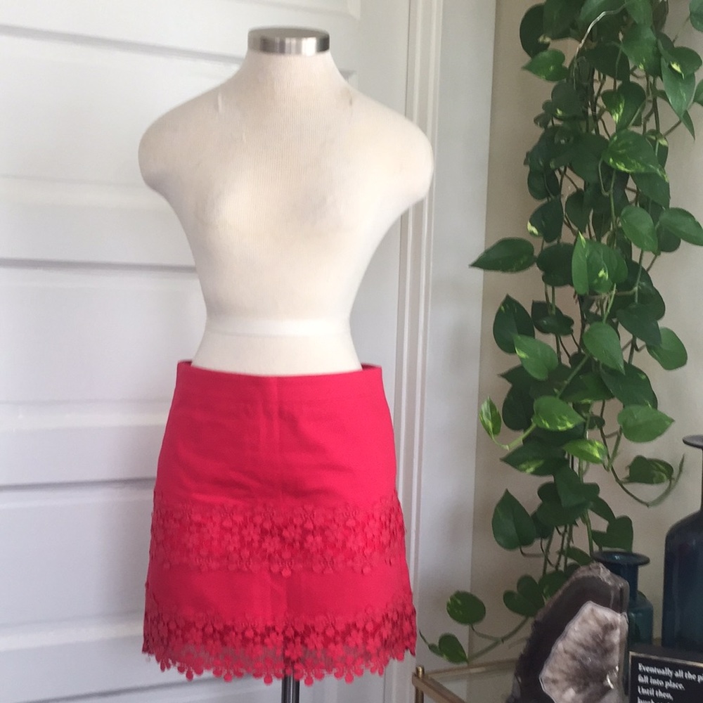 J Crew Coral Skirt